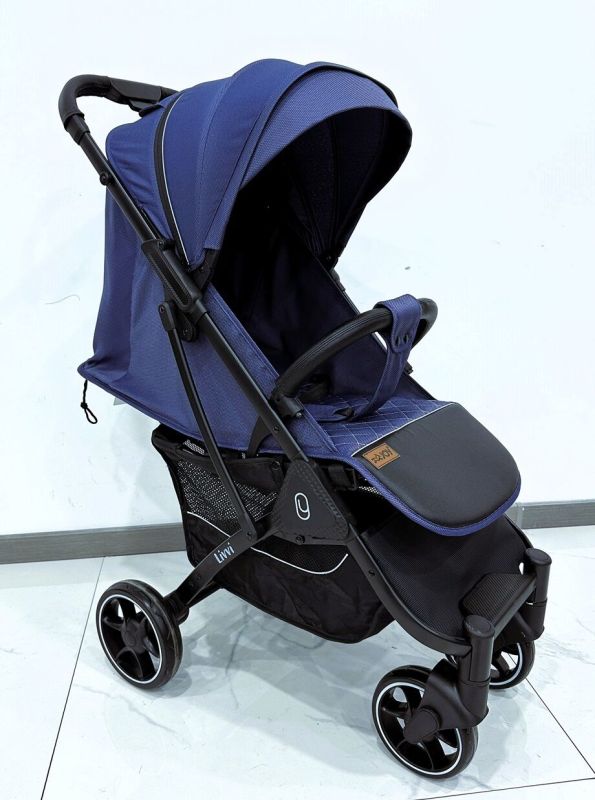 Дитяча прогулянкова Коляска JOY "Livvi" (LV-04270) рама алюмінієва, футкавер, підсклянник, телескопічна ручка