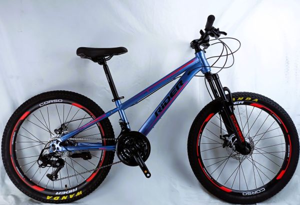 Дитячий Велосипед Спортивний Corso «RIDER» 24 дюйми (RD-24120) рама сталева 11’’