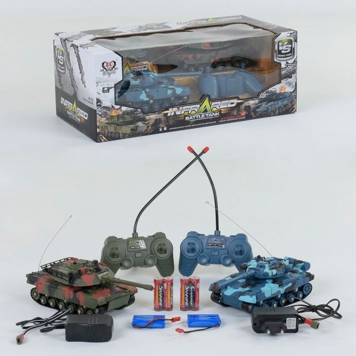 Танковий бій 333 - ТК 11 (24) радіоуправління, акумулятор 3.6V, світло, звук, в коробці