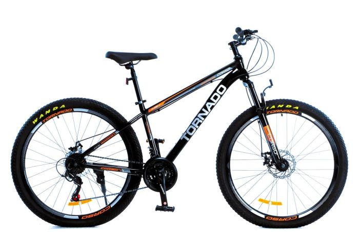 Велосипед Спортивний Corso 27.5 дюймів «TORNADO» (TR-27822) рама сталева 15.5’’, перемикачі Shimano, 21 швидкість