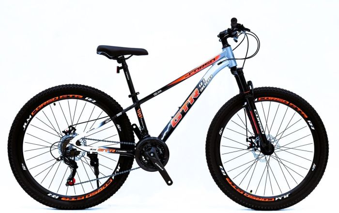 Велосипед Спортивний Corso «GTR-3000» 26 дюймів (GT-57344) рама алюмінієва 13``, обладнання Shimano 21 швидкість