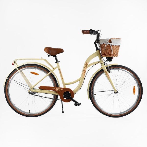 Велосипед міський Corso "Dream" (DM-28012) + КОШИК
