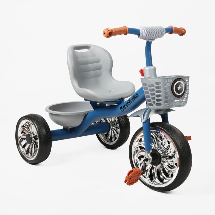 Дитячий триколісний Велосипед "Best Trike" (BS-30711 / BS-307-11) колеса EVA, сталева рама, кошик