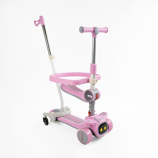 Дитячий триколісний Самокат 5в1 "Skyper" (TY-1061) світло, укр. озвучування