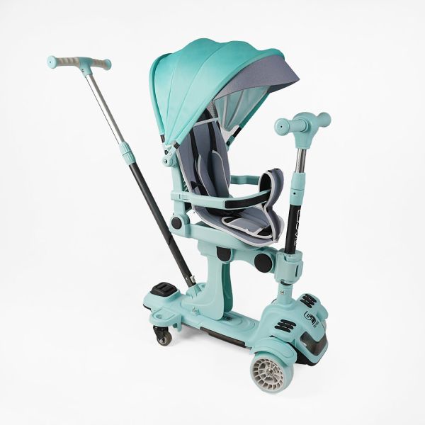 Дитячий триколісний Самокат 5в1 "Skyper" (BL-94617) світло, поворотне сидіння