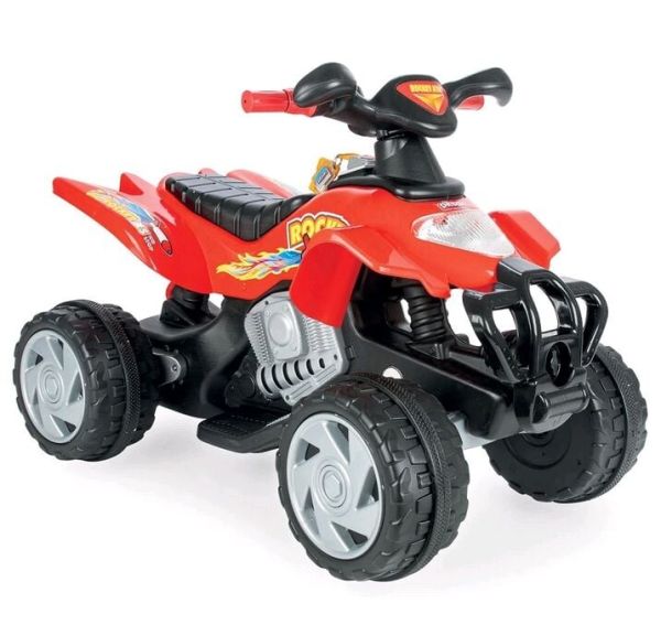 Дитячий електро-квадроцикл 05-229 (1) ЧЕРВОНИЙ, акумулятор 6V"Pilsan"
