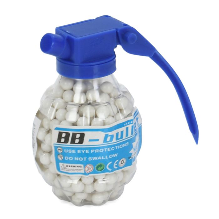 Кульки (пульки) для дитячої зброї "Граната" BB-5(White) 500 шт