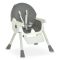 Стільчик для годування M 6302 Gray складний, 5-ти точкові ремені