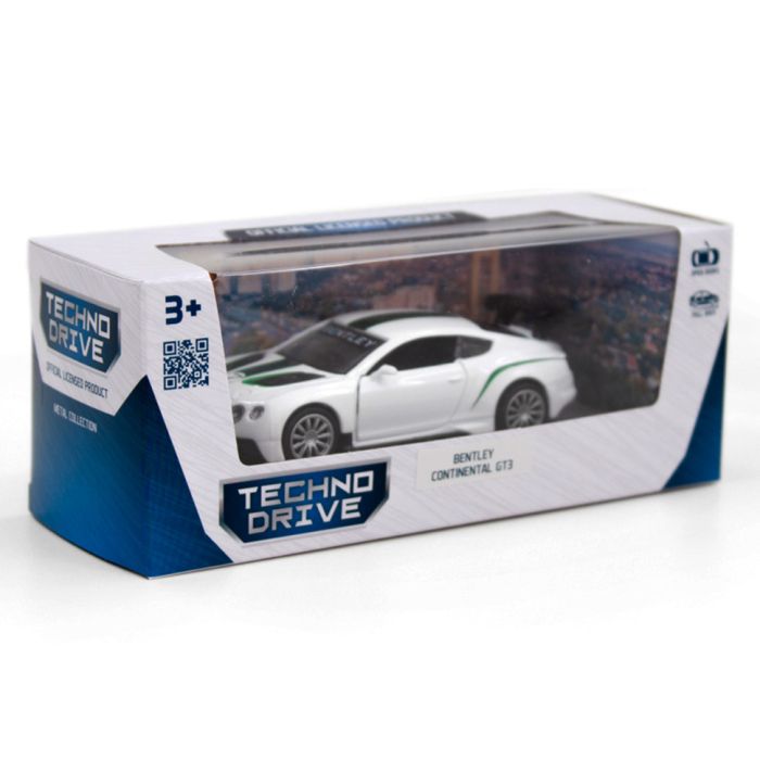 Дитяча автомодель BENTLEY CONTINENTAL GT3 TechnoDrive 250258 білий