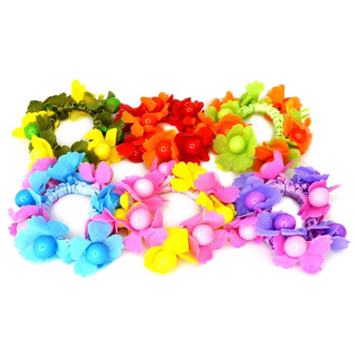 Набір дитячих резинок для волосся "Весна" 0300-742, 12 шт