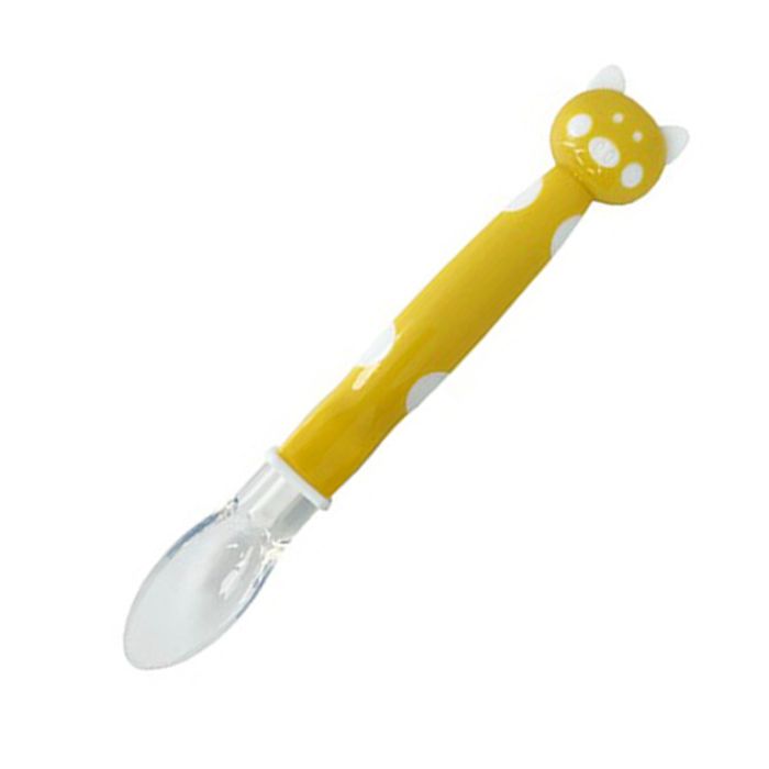 Дитяча силіконова ложка "Хрюшка" MGZ-0114(Yellow) 