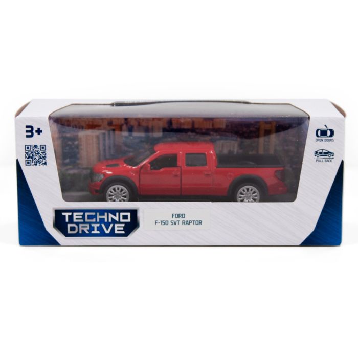 Дитяча автомодель FORD F-150 SVT Raptor TechnoDrive 250261 червоний