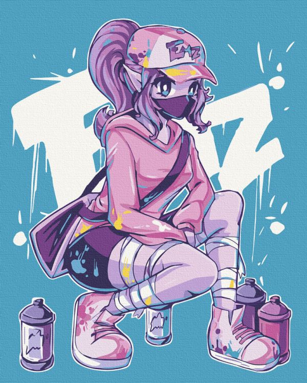 Картина за номерами. Art Craft "Style girl" 40 * 50 см 10218-AC