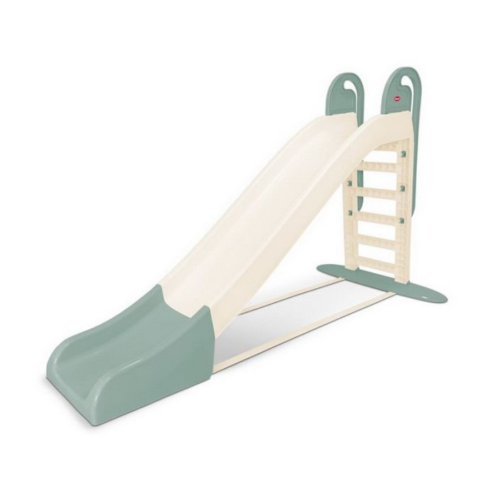 Велика дитяча гірка для катання 014550/23 кремово-м'ятна, 243 см