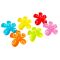 Дитячі затискачі для волосся "Яскраві квіточки в горошок" 0102-032-1, 12 шт