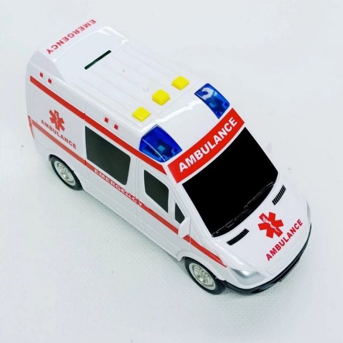 Дитяча автомодель "Швидка допомога" 7994, 17х7 см, звукові та світлові ефекти