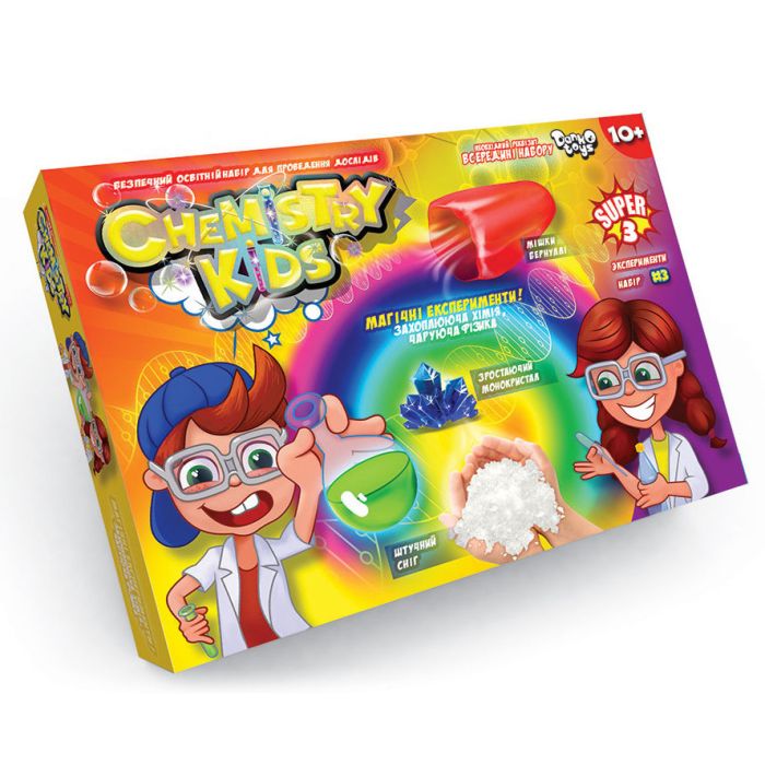 Дитячий набір для проведення дослідів CHEMISTRY KIDS CHK-02  CHK-02-03U