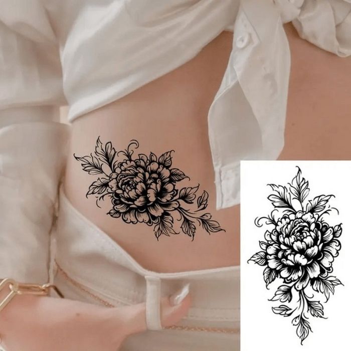 Набір дитячих тимчасових татуювань "Чорні міні №5" black-tattoo-mini-set-5-T