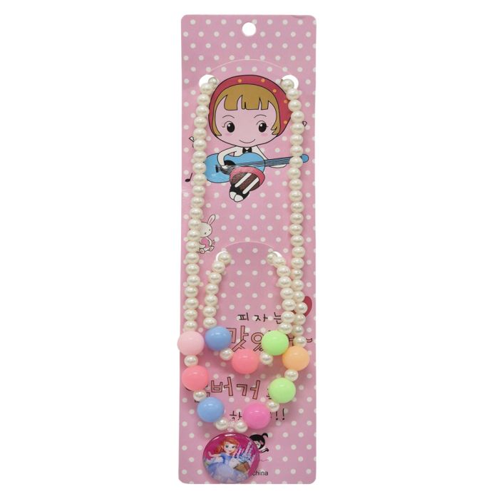 Дитячий набір прикрас "Принцеси" 0105-027 три кольори в наборі