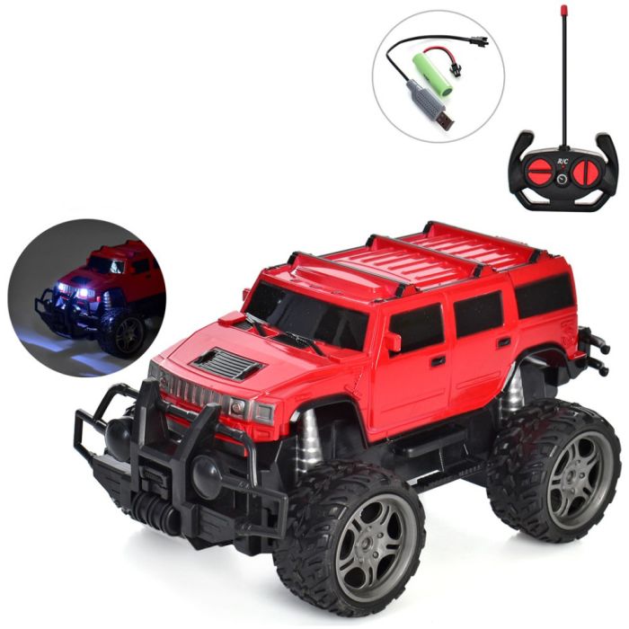 Дитяча машинка на радіокеруванні "Джип" 512A(Red) червоний, 1:16