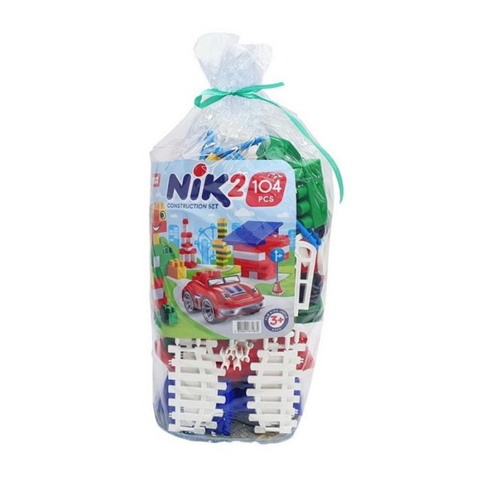 Дитячий конструктор з великими деталями "NIK-2" 71870, 104 деталі