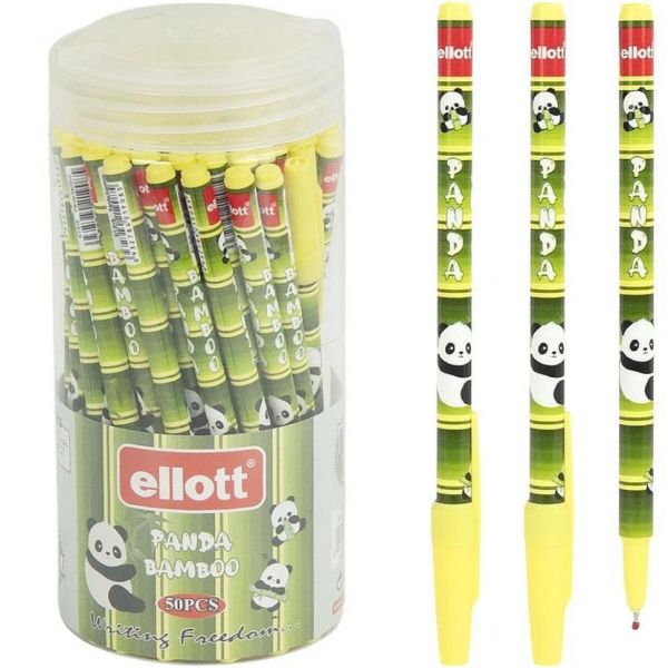 Ручка кулькова "Luva panda" ET818T, синя