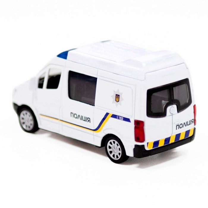 Автомодель дитяча Поліція Mersedes-Benz Sprinter TechnoDrive 250294 інерційна