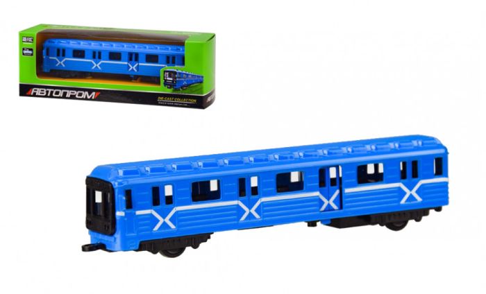 Іграшковий вагон-метро 7875 "АВТОПРОМ" металевий