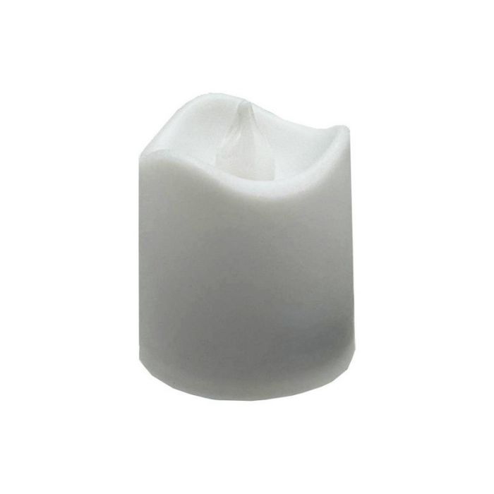 Декоративна свічка LED з полум'ям 12-67C(White) 4 см, білий