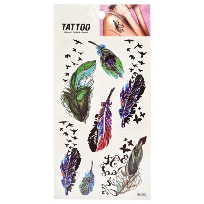 Тимчасове татуювання "Feathers Tattoo" 1020-HM902