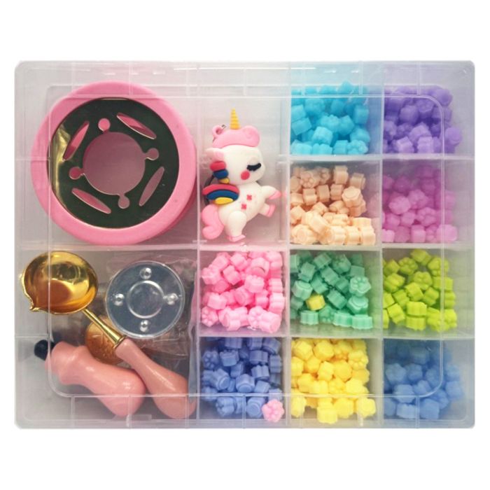 Набір для творчості "Сургучний штамп" C712-5-7, 10 кольорів