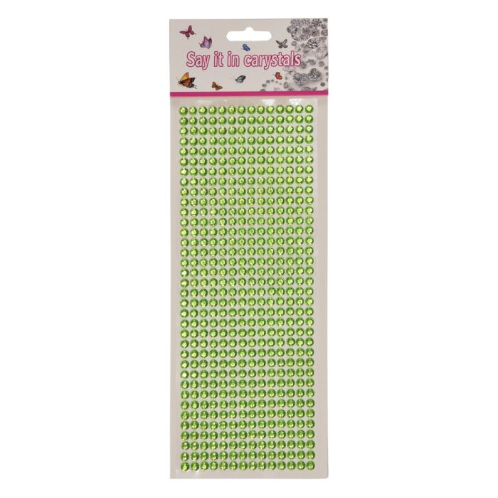 Наклейки декоративні XY-004(Green) на планшеті 504 шт