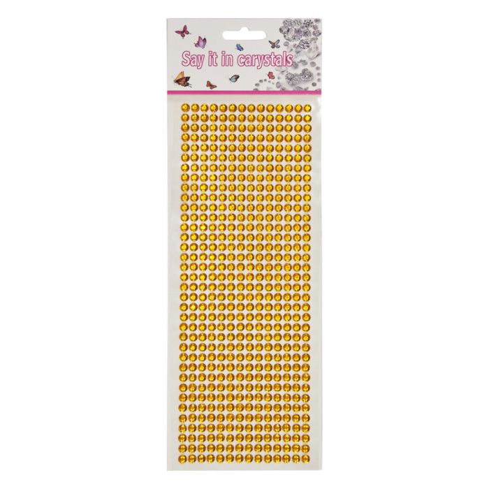 Наклейки декоративні XY-004(Gold) на планшеті 504 шт