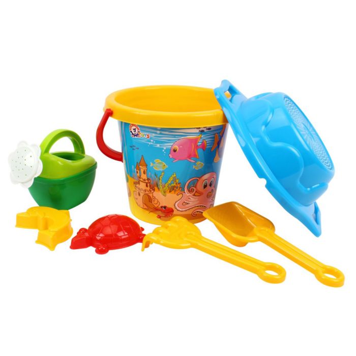Дитячий ігровий "Набір пісочний Л" 1455TXK(Blue) лійка та пасочки