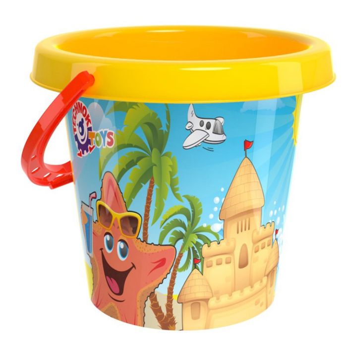 Дитяче відерце для піску та води №3 3145TXK(Yellow) об'єм відерця 1,2 л
