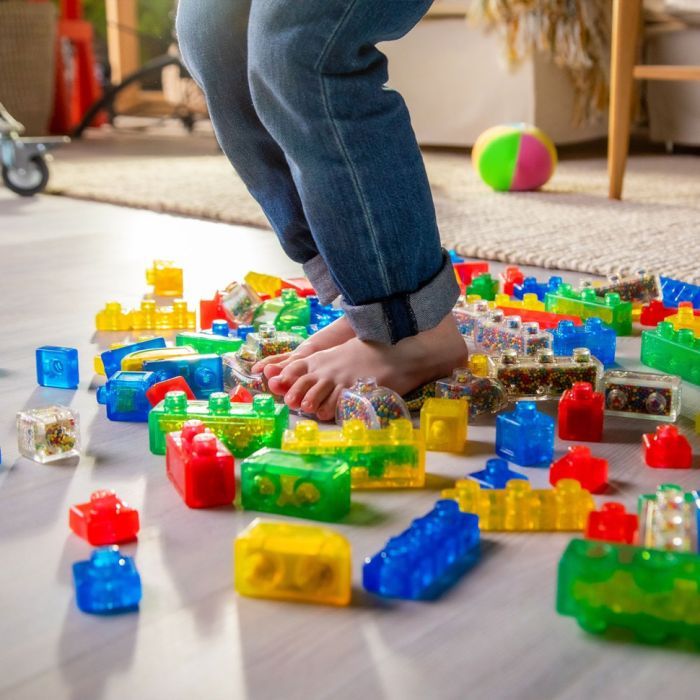 Дитячий сенсорний конструктор "Машинка врум-врум!" Jelly Blox 931694J 30 деталей