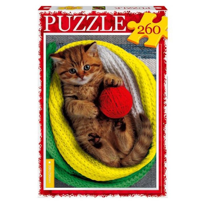 Пазл класичний "Котик" С260-14-06, 260 елементів