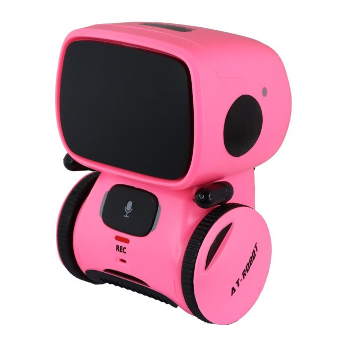 Дитяча іграшка "Інтерактивний робот" AT001-04-UKR рожевий, з голосовим керуванням