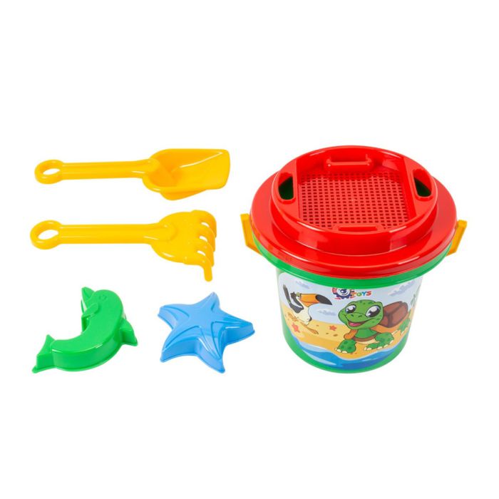 Дитячий ігровий "Набір пісочний Б" 1189TXK(Green) лопатка та грабельки