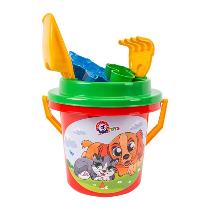 Дитячий ігровий "Набір пісочний Б" 1189TXK(Red) лопатка та грабельки