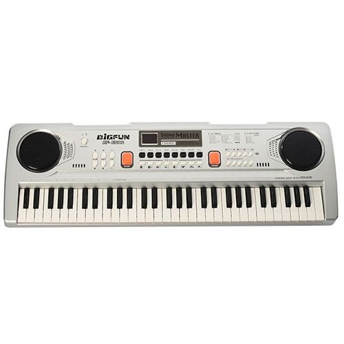 Дитяче піаніно-синтезатор BF-630B2 USB, MP3 61 клавіша, мікрофон