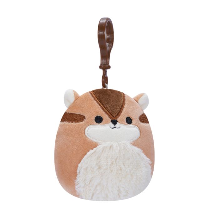 М'яка іграшка на кліпсі Бурундук Мельзі SQUISHMALLOWS SQCP00148, 9 см
