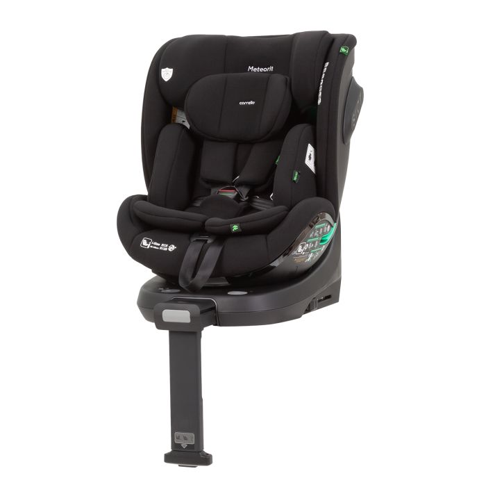 Дитяче Автокрісло CARRELLO Meteorit (CRL-16001 Space Black) i-Size 40-150см ISOFIX, поворот, опор.стійка