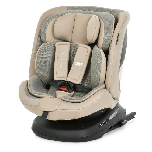 Дитяче автокрісло El Camino i-Rise (ME 1207 Beige) поворотне, i-Size R129