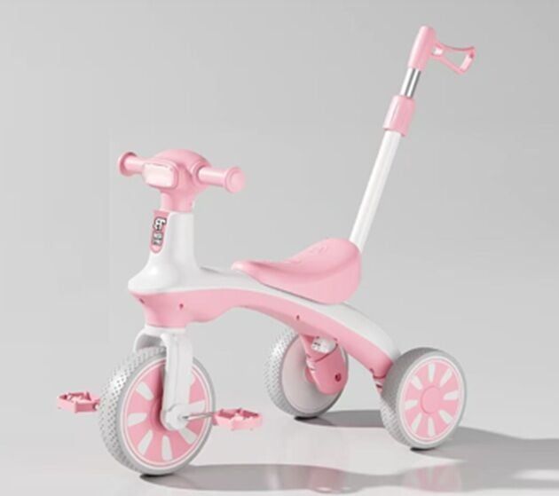 Дитячий триколісний Велосипед Best Trike (HT-3922-07) колеса PU, озвучування та підсвічування, батьківська ручка