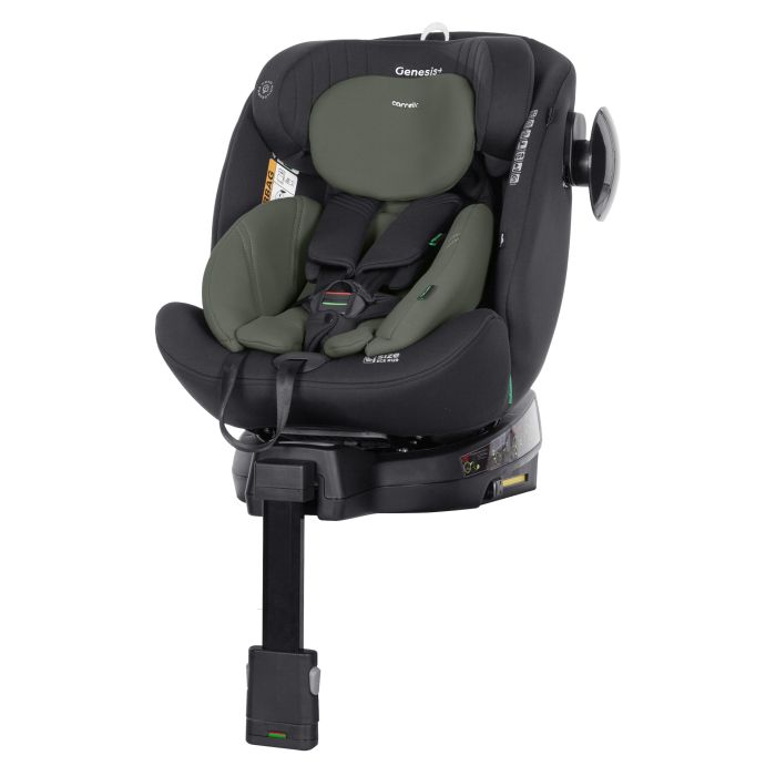 Дитяче Автокрісло CARRELLO Genesis+ (CRL-12807 Beetle Green) i-Size 40-150см ISOFIX, поворот, опор.стійка