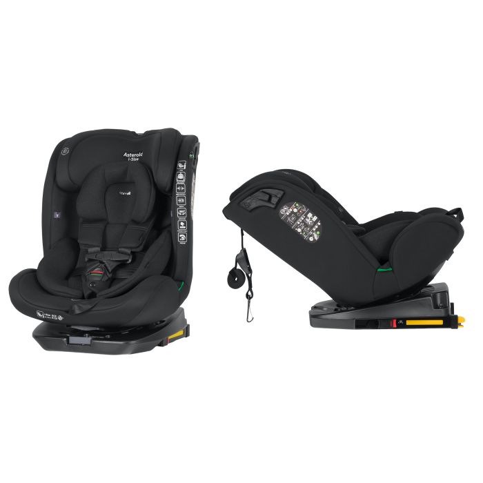 Дитяче Автокрісло CARRELLO Asteroid i-Size (CRL-17001 Space Black) 40-150см ISOFIX, поворотне