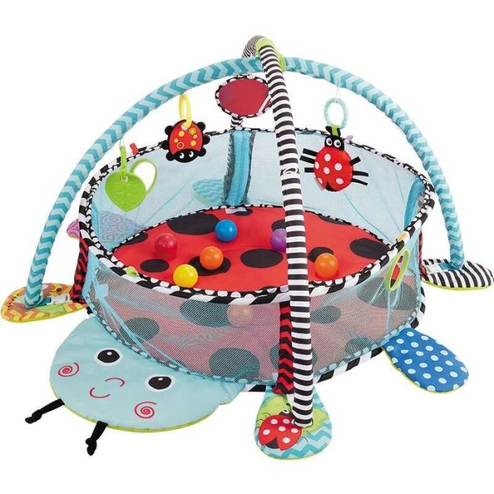 Килимок - манеж, брязкальця, 30 кульок (63546)