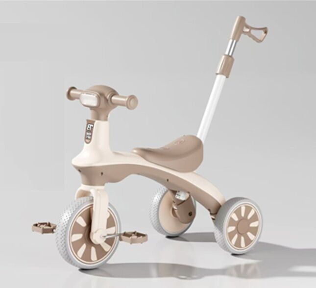 Дитячий триколісний Велосипед Best Trike (HT-4860-23) колеса PU, озвучування та підсвічування, батьківська ручка