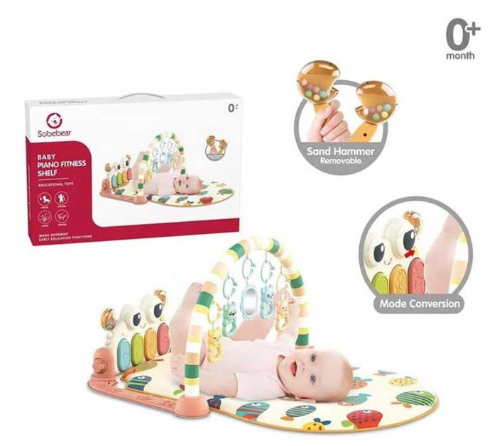 Килимок, музичне піаніно, брязкальця (YL 603)